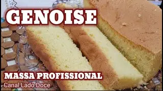 GENOISE MASSA PROFISSIONAL- MASSA PARA BOLOS DECORADOS E ROCAMBOLE