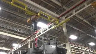 Spanco Mixed Capacity Bridge Cranes (Pt. 2) - Agricultural Equipment Manufacturing Application