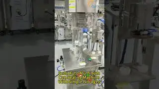 Semi-Auto Aluminum Can Sealer - Simple Nitrogen System for Beverage Preservation #shorts #seamer