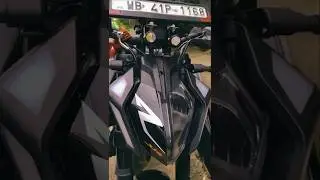 Duke 250 gen3 headlight modified to z black #ktm250 #modified #ktmlover #sortssorts #zblack