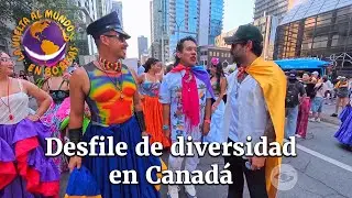 Piroberta llega a su lugar feliz en la Gay Parade de Canadá
