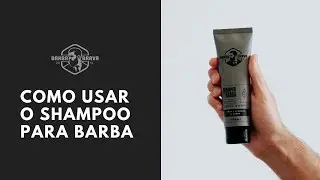 Como usar o shampoo para barba