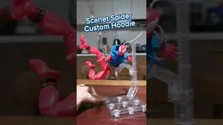 Толстовка Scarlet Spider Custom с капюшоном Marvel Legends Retro Spider-Man Mod, фигурка Hasbro P...