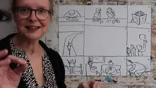 les 14 stripverhaal schooldag