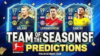 FIFA 20 BUNDESLIGA TOTSSF PREDICTIONS💪🔥| TEAM OF THE SEASON SO FAR | w/ HALAND LEWANDOWSKI & SANCHO⚡