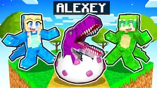Fui adotado pela FAMILÍA DINOSSAUROS no Minecraft!
