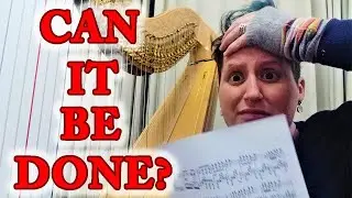 Harp arrangement of an impossible piece!