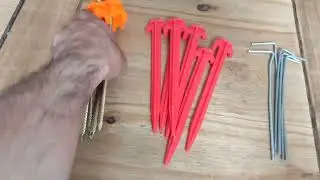 Why Camping Backpacking Stakes Tarp or Tent Pegs?