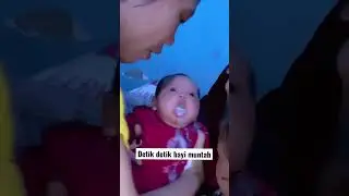 Detik-detik Bayi muntah #shortvideo