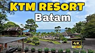 WALKING TOUR 4K: KTM RESORT BATAM | KUIL KWAN IM | VIEW SINGAPORE ISLAND