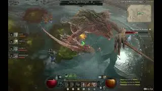 Diablo 4 Barb vs Ashava World Boss (Early Access Beta)