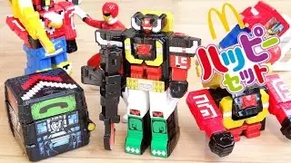ハッピーセットジュウオウジャー後編！11/18(金)〜新玩具が3種追加で全部レビュー！④キューブゴリラ ⑤ジュウオウワイルド ⑥ジュウオウチェンジャー【マクドナルド】