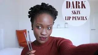 MAC Lip Pencils On DARK SKIN | Try On & My First Impressions