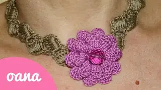 collana Dalia all'uncinetto