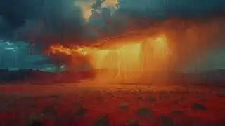ASMR Thunderstorm in the African Savannah | Relaxing Rain and Thunder Sounds for Sleep