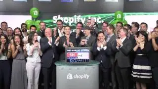 Shopify Inc. (TSX:SH) opens Toronto Stock Exchange, May 26, 2015