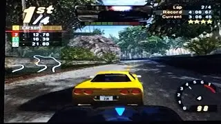 NFS Hot Pursuit 2 - Palm City Island Hot Pursuit Mode: Corvette Z06 