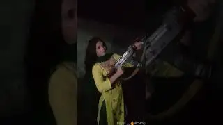 Girl firing with AK 47 in Pakistan mostly viral video