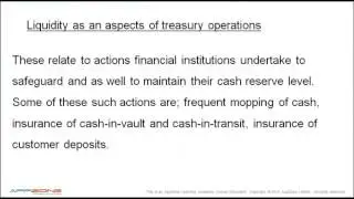 Treasury Operations