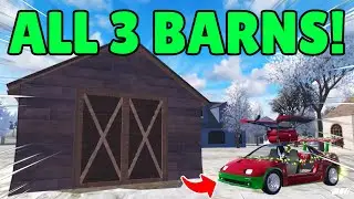 ALL 3 BARN Locations In Drive World Holiday Kar Weekly Quests!! (EASY GUIDE)