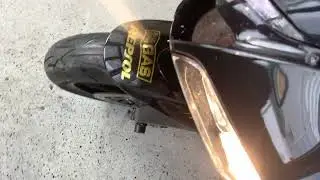 Honda CBR 600RR 2007 two brothers exhaust cold start
