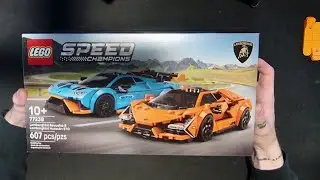 LEGO Speed Champions Lamborghini Revuelto & Lamborghini Huracan STO 77238 Build And Review! Early!