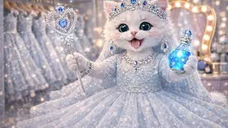 Naughty Kitten Tries Makeup for the First Time 🐱💄 | AI Cat Tale#CatStory #aicatstory #aicat