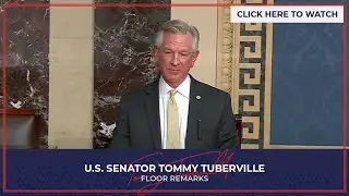 Sen. Tuberville Delivers Maiden Floor Speech