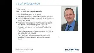 Webinar: Health and Safety -  Managing the Risk of Workplace Stress