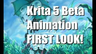 Krita 5 Animation FIRST LOOK! - #Animation #2d #anime #production #krita #beta