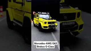 luxury mini model Mercedes-AMG G63 Brabus G-Class Wagon #mercedes #diecast #shorts