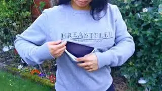 Easy Access Breastfeeding Sweater