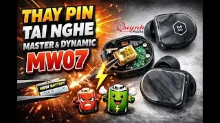 Thay Pin Tai Nghe MASTER & DYNAMIC MW07- Teardown M&D MW07