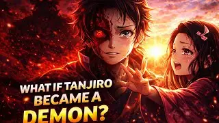 What If Tanjiro Became a Demon? | Full Dark Story | Anime Twist #trending #demonslayer #shorts 