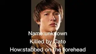 Hunger games death order(death wish)