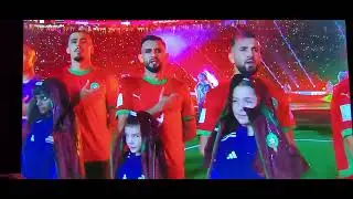النشيدين المغربي والاردني في نهائي كأس العرب 2025