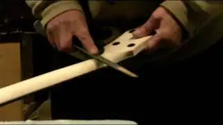 Chris Eccleshall Bass Guitar: Neck Shaping