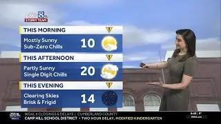 Cold remains locked-in, dry stretch ahead