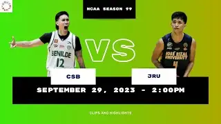 CSB vs JRU - NCAA Season 99 (September 29, 2023)