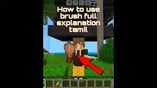 What is the use of brush in Minecraft?🤔 Full explanation in tamil for beginners! #minecraft #brush
