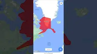 Alaska vs Europe size comparison #comparison #geography #map #mapping #usa #maps #india #california