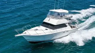 1999 Caribbean 40 Flybridge Cruiser WITH PEN at Hillarys Marina - For Sale @OceaneerMarineBrokers