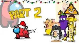 Mini Crewmate vs italian BRAINROT Characters Christmas 2025 - Part 2 (animation)