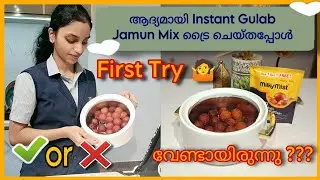 Can instant mix really match homemade magic? Here's our first try! 💡🍯 #GulabJamunTest #Instantmix