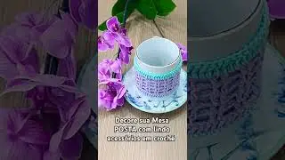 Capa em croch&ecirc; para X&iacute;cara #crochet #com #croch&ecirc; #crochemoderno