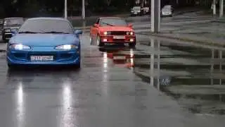 BMW E30 and Mitsubishi Eclipse 2nd gen Odessa