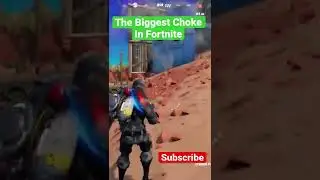 THE BIGGEST CHOKE IN FORTNITE! #shorts #fortinte #fortniteshorts