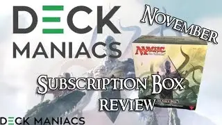 MTG - Deckmaniacs Subscription Box Review November - Huge package!