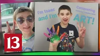 Whitestown teen raises awareness of rare condition through art