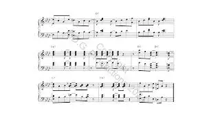 Latin Piano Accompaniment Exercise 2. The Chord Progression To The Jazz Standard Song For My Father.